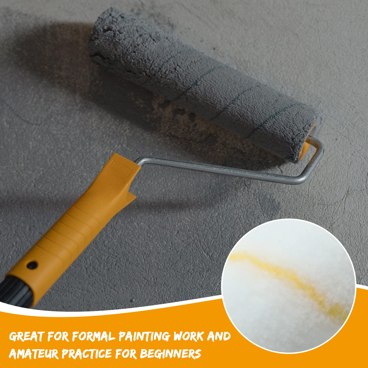 Gandeer durable polyester roller covers for lint-free performance