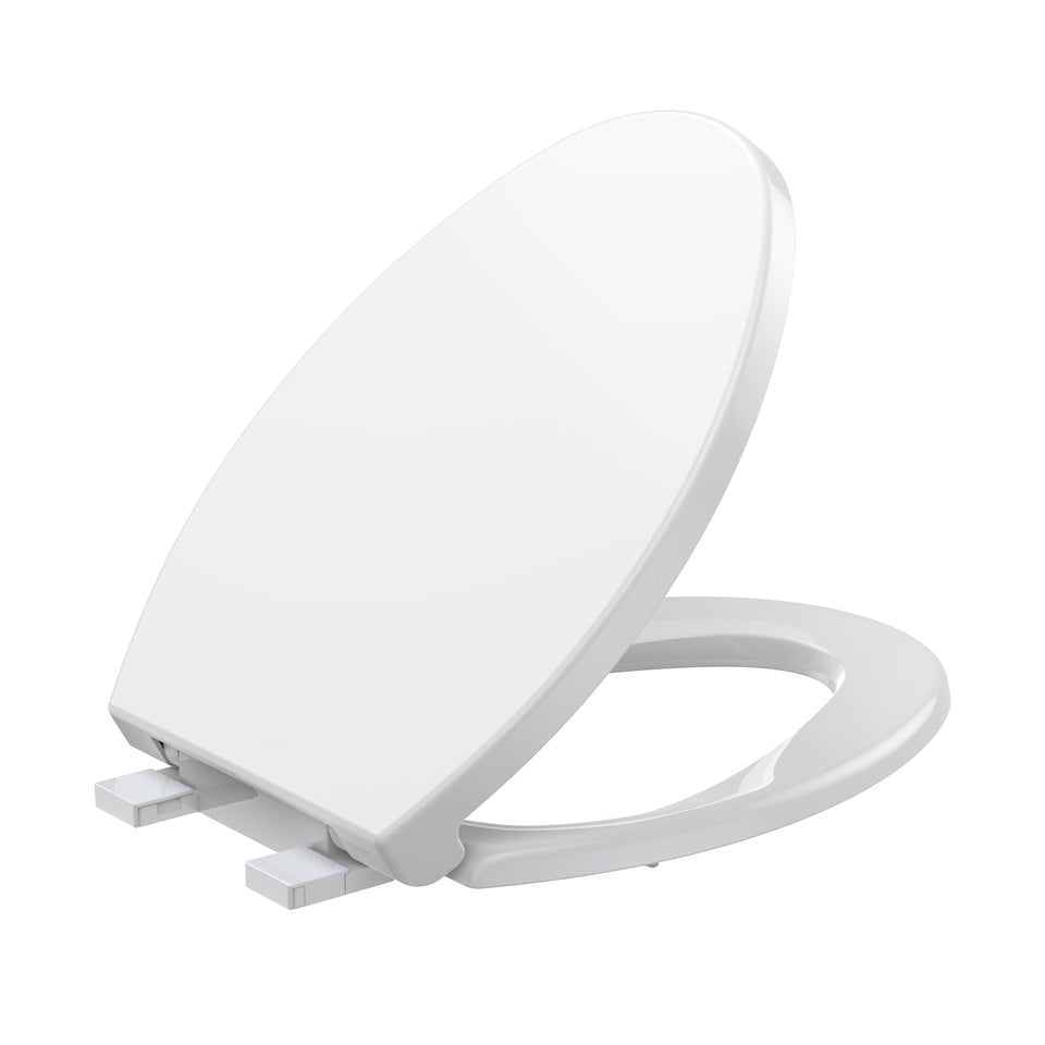 GAOMON toilet seat cover with elongated design for comfortable fit on standard and elongated bowls