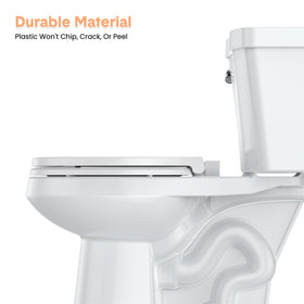 GAOMON full flat lid provides hygienic versatile seating in shared bathrooms