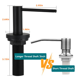 GAPPO stainless steel countertop pump blends with modern kitchen decor.
