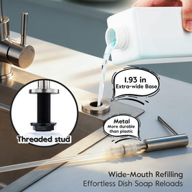 GAPPO easy-install countertop dispenser for quick setup.