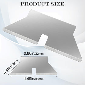 GAQUECY chip-free steel blades offer durable, clean cuts for long-lasting performance.