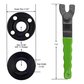 Gaquolam extension shaft 4in enables extended reach for awkward angles while polishing metal