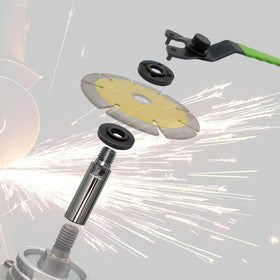Gaquolam press plates set secures 5/8-11 fittings for tools