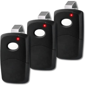 GARAGE STOP Multicode 308911 remote front view showing compact design for easy handling