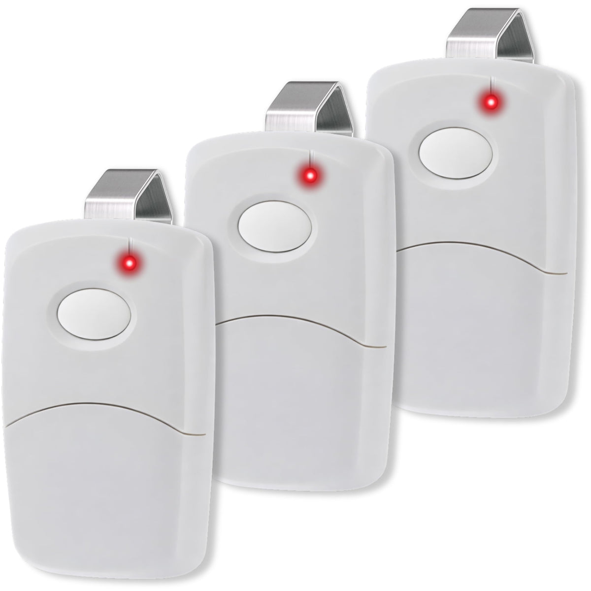 GARAGE STOP 308911 remote side view, compact design for quick car access.
