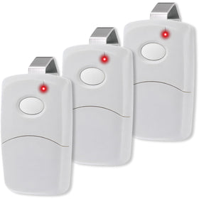 GARAGE STOP 308911 remote side view, compact design for quick car access.