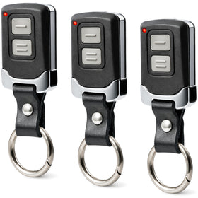 GARAGE STOP 3X Mini remote front view for universal compatibility and easy access.