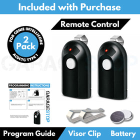 GARAGE STOP DIY programming video included with the remote.