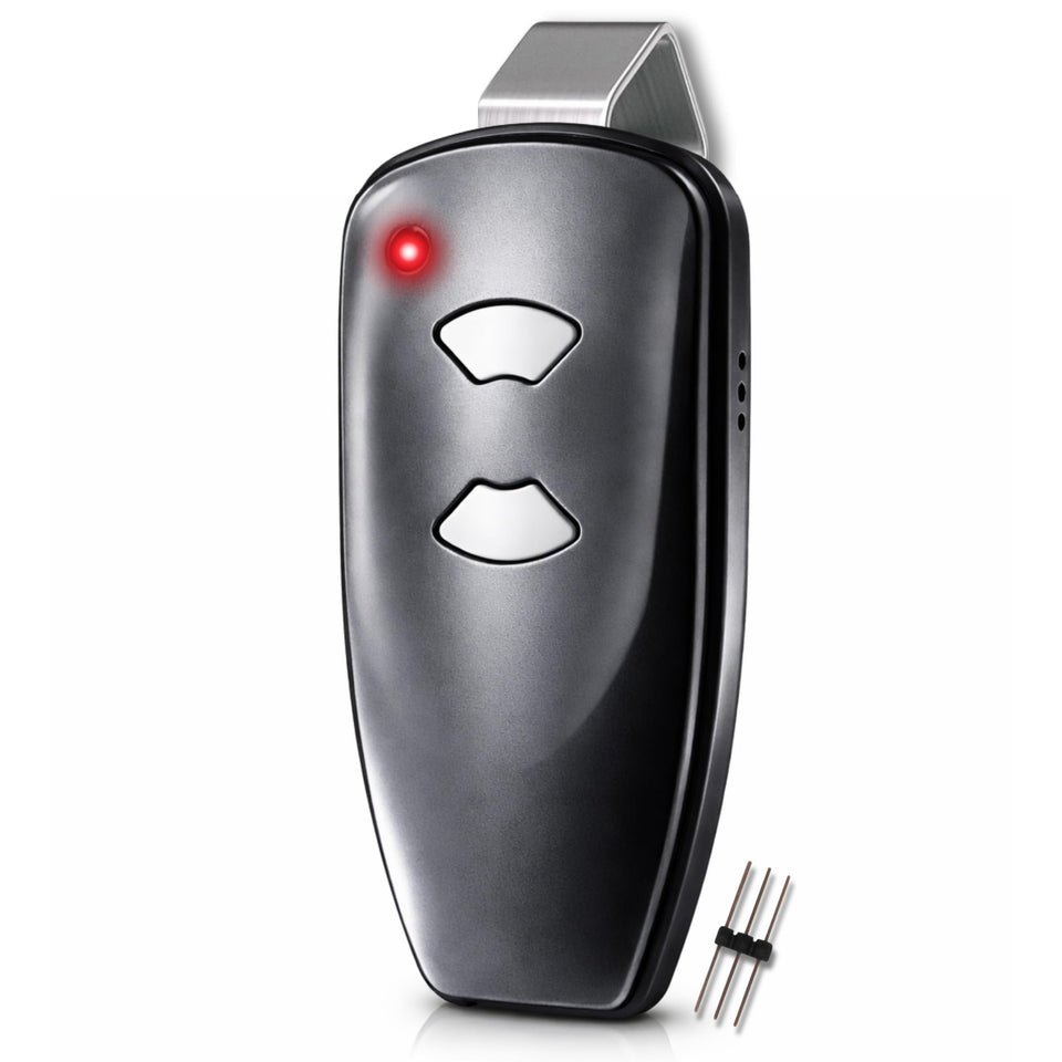 GARAGE STOP Marantec M3-2312 remote front view with dual-button layout for two openers