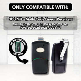 GARAGE STOP remote ready for use from the driver's seat.