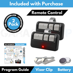 GARAGE STOP long-range remote supports secure 120 ft operation with rolling code