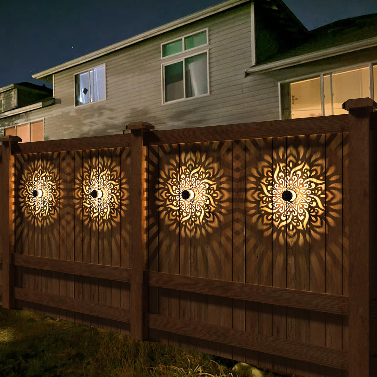 Gardencave post-rail light adds safety on fences and stairs