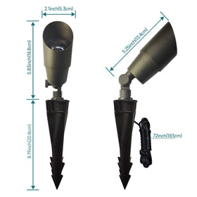 Gardencoin lifetime warranty brass spotlight pack overviews confidence in quality