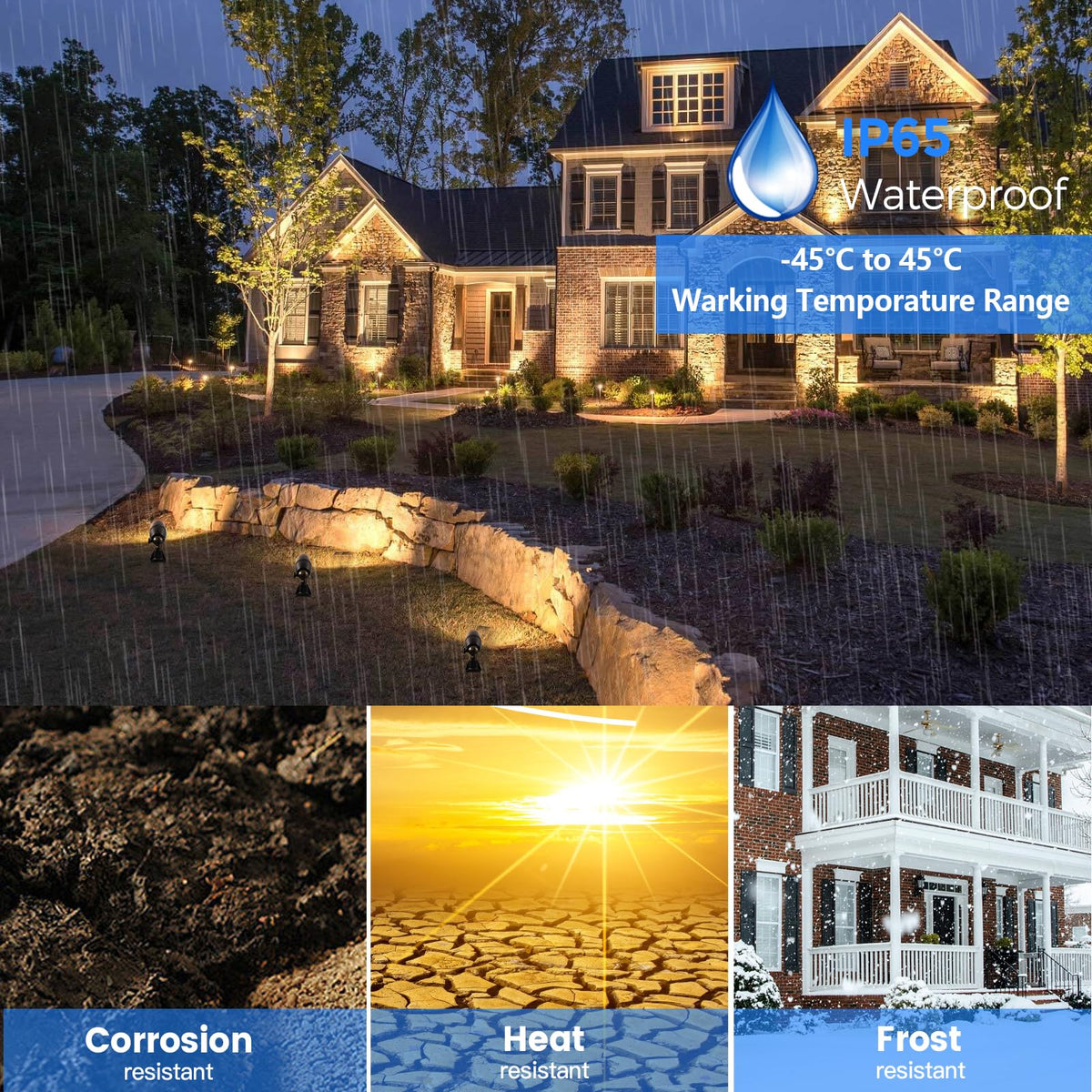 Gardencoin solid brass outdoor spotlight bronze finish detail