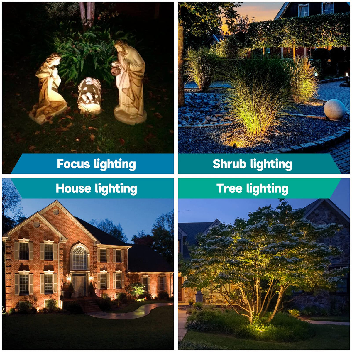Gardencoin spotlight head rotates for precise beam direction