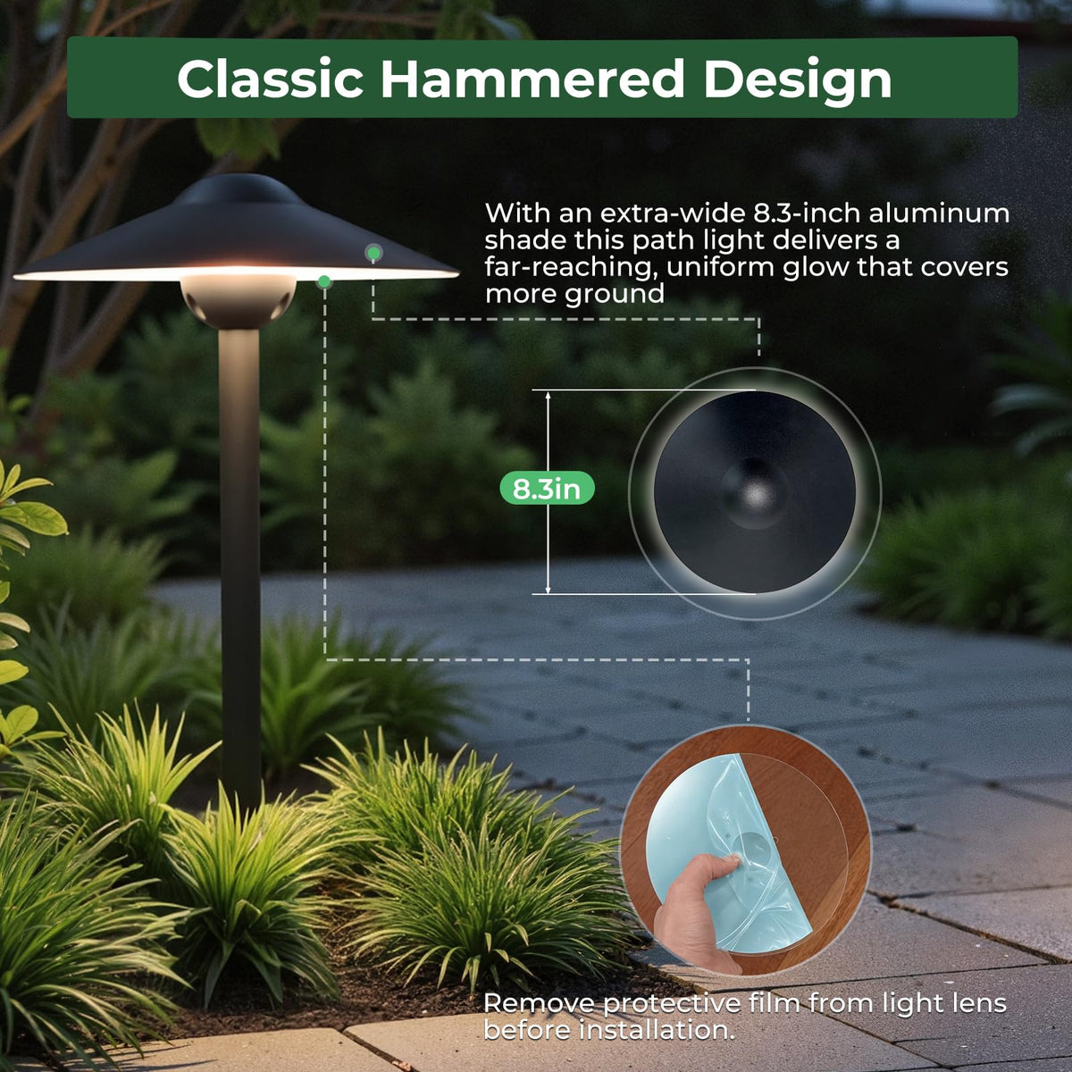 Gardencoin six-pack installation ready for driveways and walkways.
