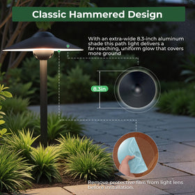 Gardencoin six-pack installation ready for driveways and walkways.