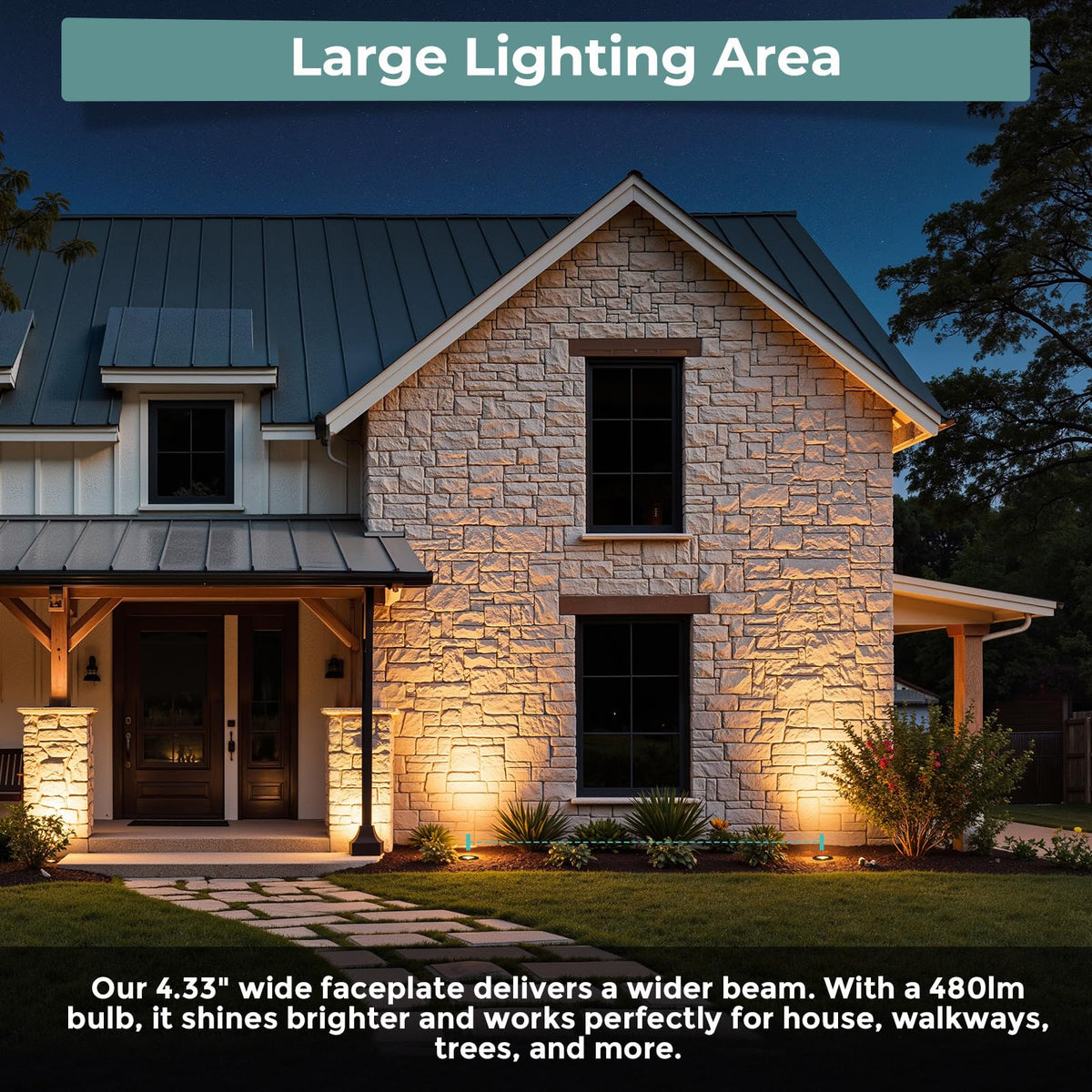 Gardencoin well light with stainless panel resists corrosion for longevity