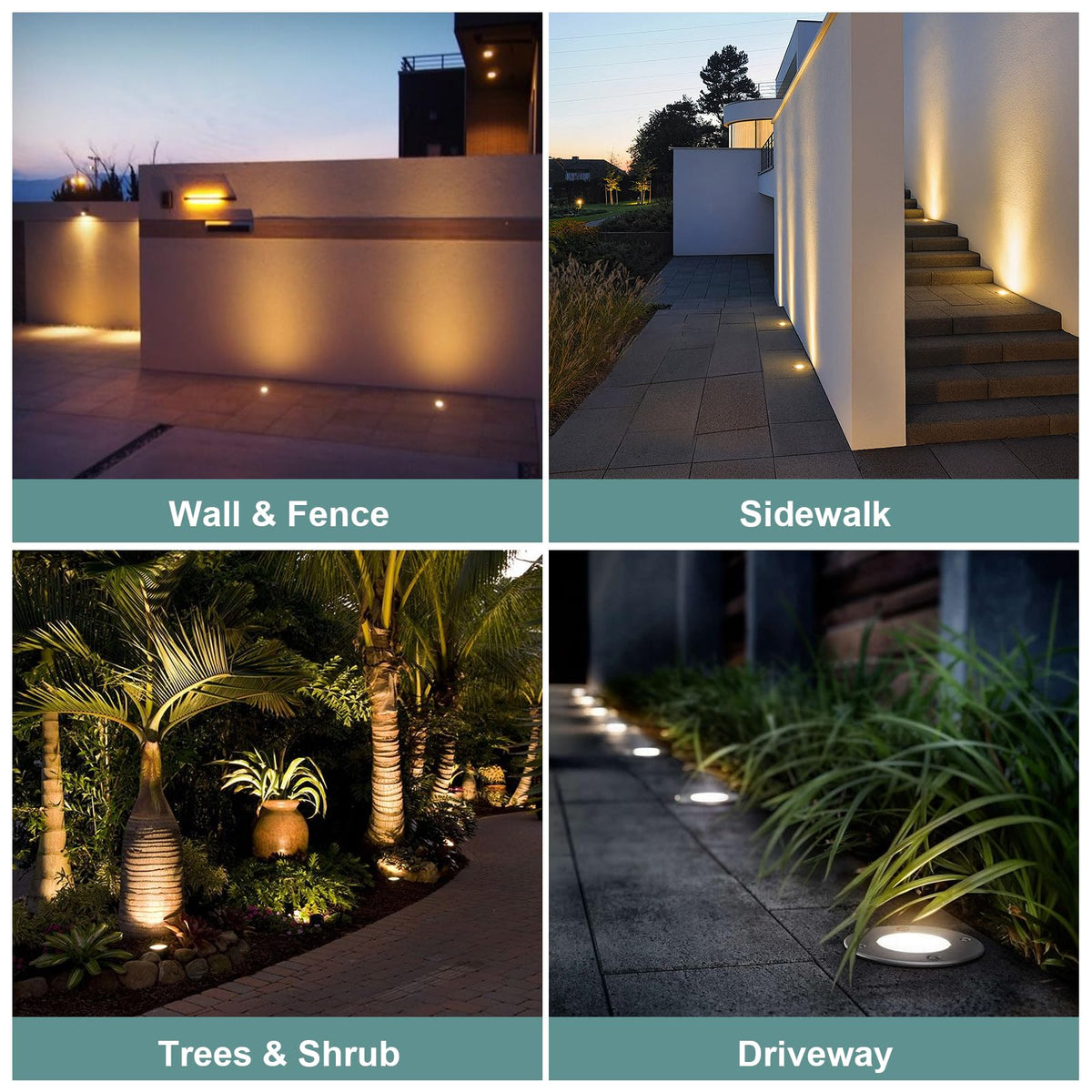 Gardencoin outdoor well light kit simplifies wiring for tree uplighting