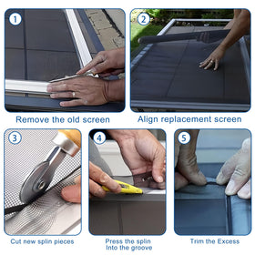 Gardenova DIY window screen replacement roll, ready for projects.