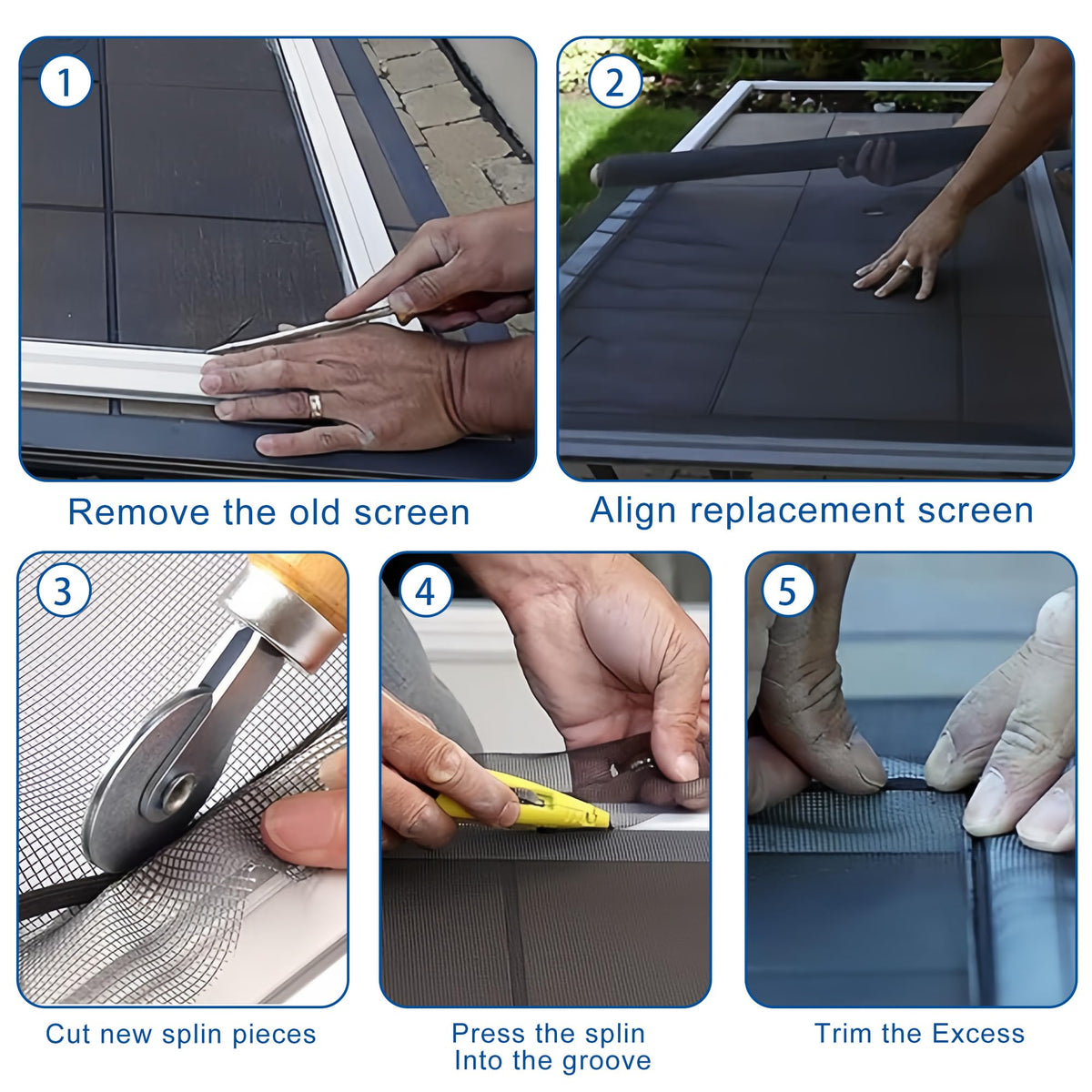 Gardenova easy-clean fiberglass mesh resists corrosion for long-lasting screening.
