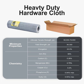 Garden Tailor hardware cloth for rabbit enclosure; escape-proof barrier.