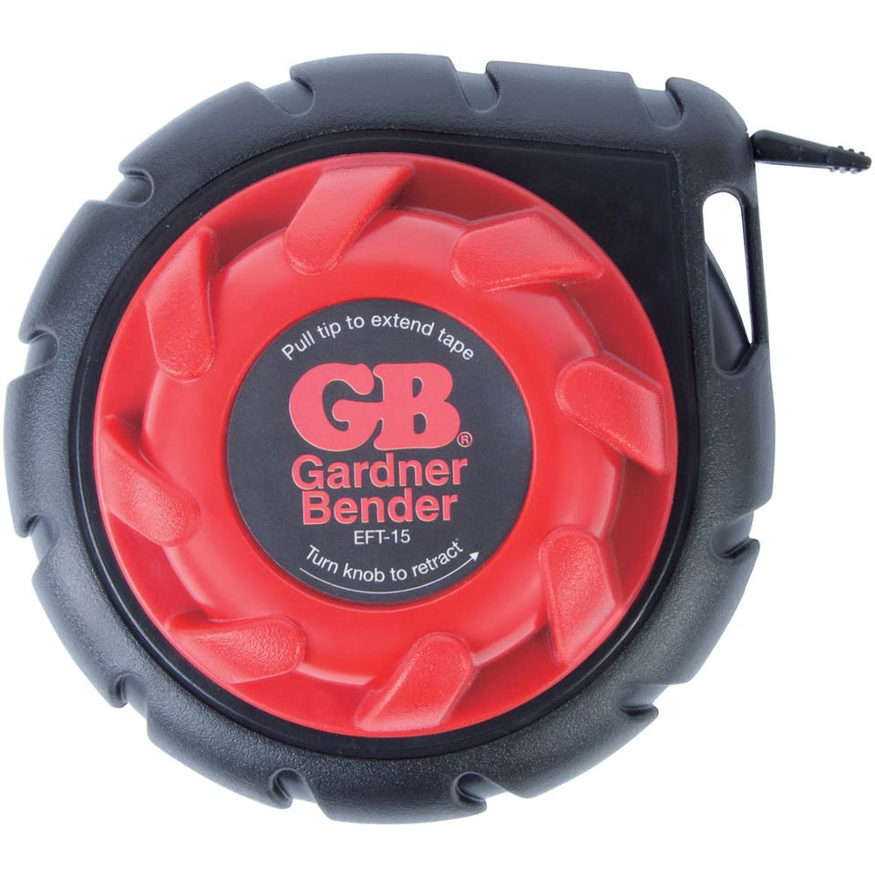 Gardner Bender EFT-15 Mini Cable Snake shows a compact rugged design for on-site use.