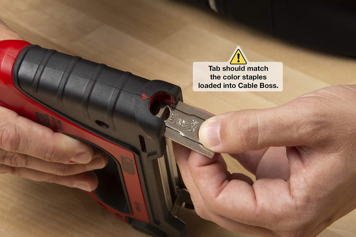 MSG-501 compatible with MPS-2080, 2100, and 2125 staples for secure wiring.