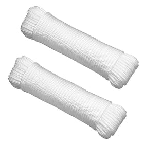 Gardzen 2-pack 100ft polypropylene rope for durable outdoor use and quick knots