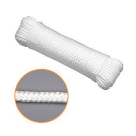 Gardzen 2-pack white polypropylene rope ideal for clothesline and camping tasks
