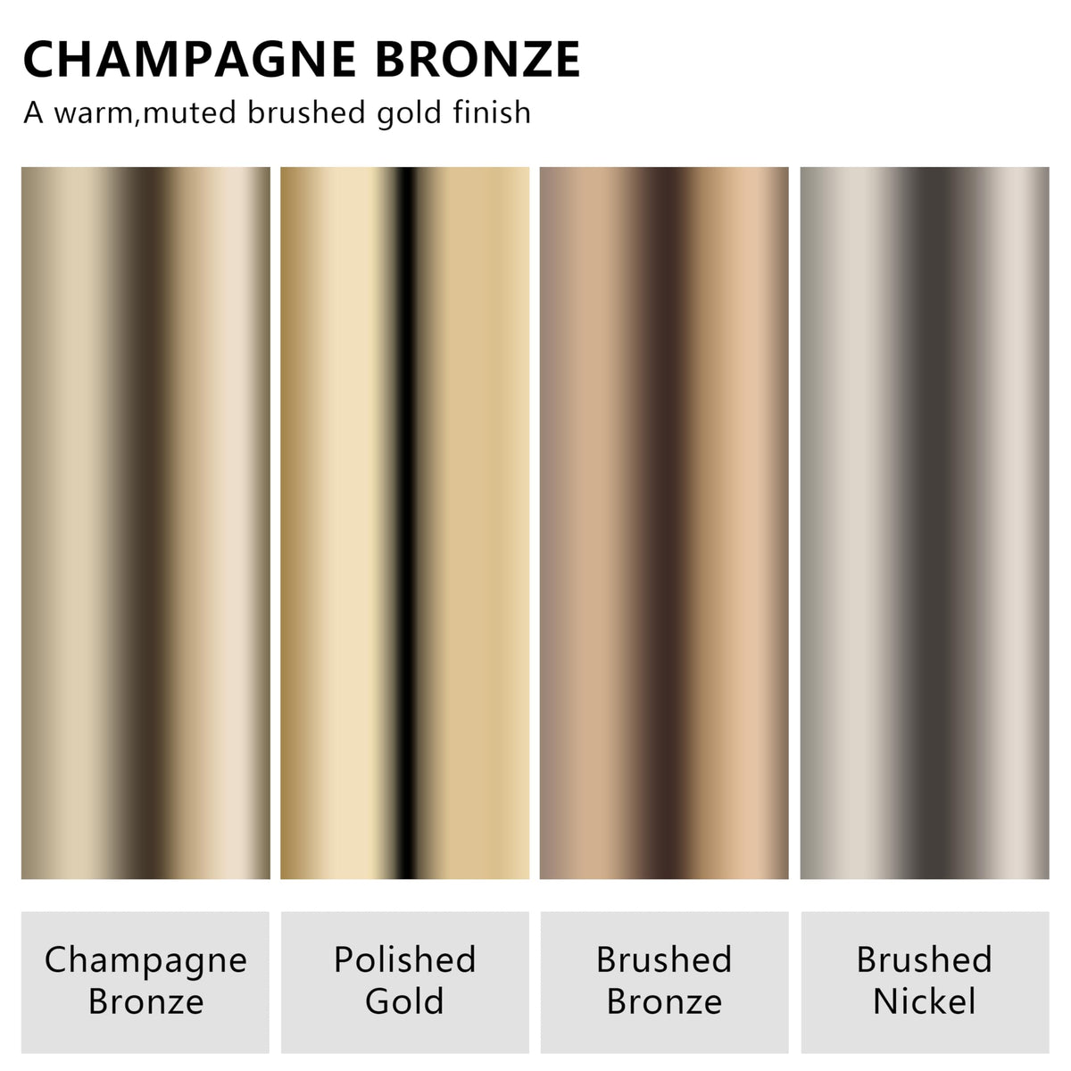 Garmaing Champagne Bronze packaging includes components and warranty information