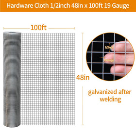 Close-up of Gartist hardware cloth square openings showing durability