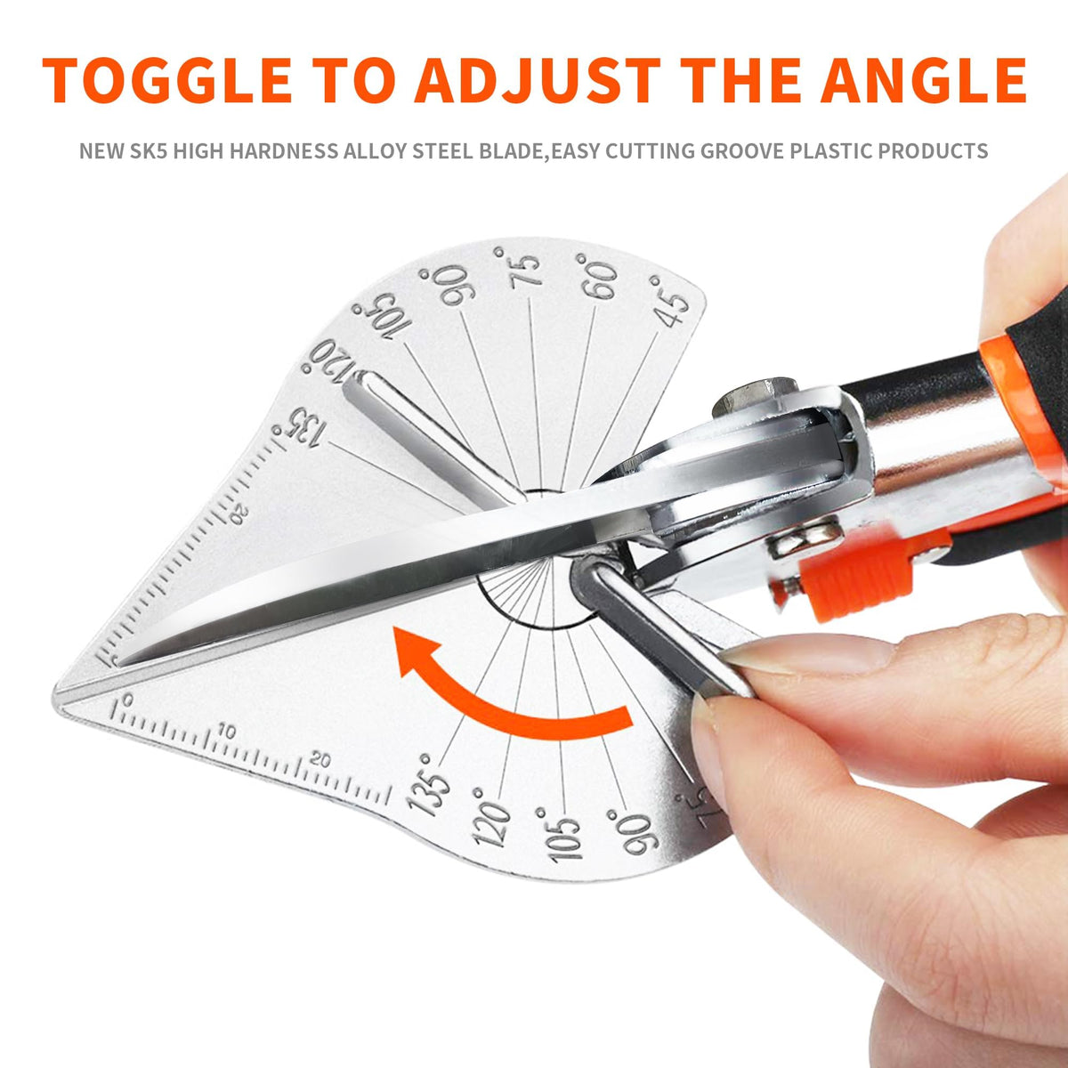 Quarter-round moulding cut using GARTOL miter shears shows versatility
