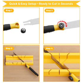 GARTOL precision baseboard and crown trim cuts for professional results.