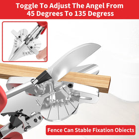 GARTOL Ratchet Miter Shears aluminum base providing stable, repeatable cuts.