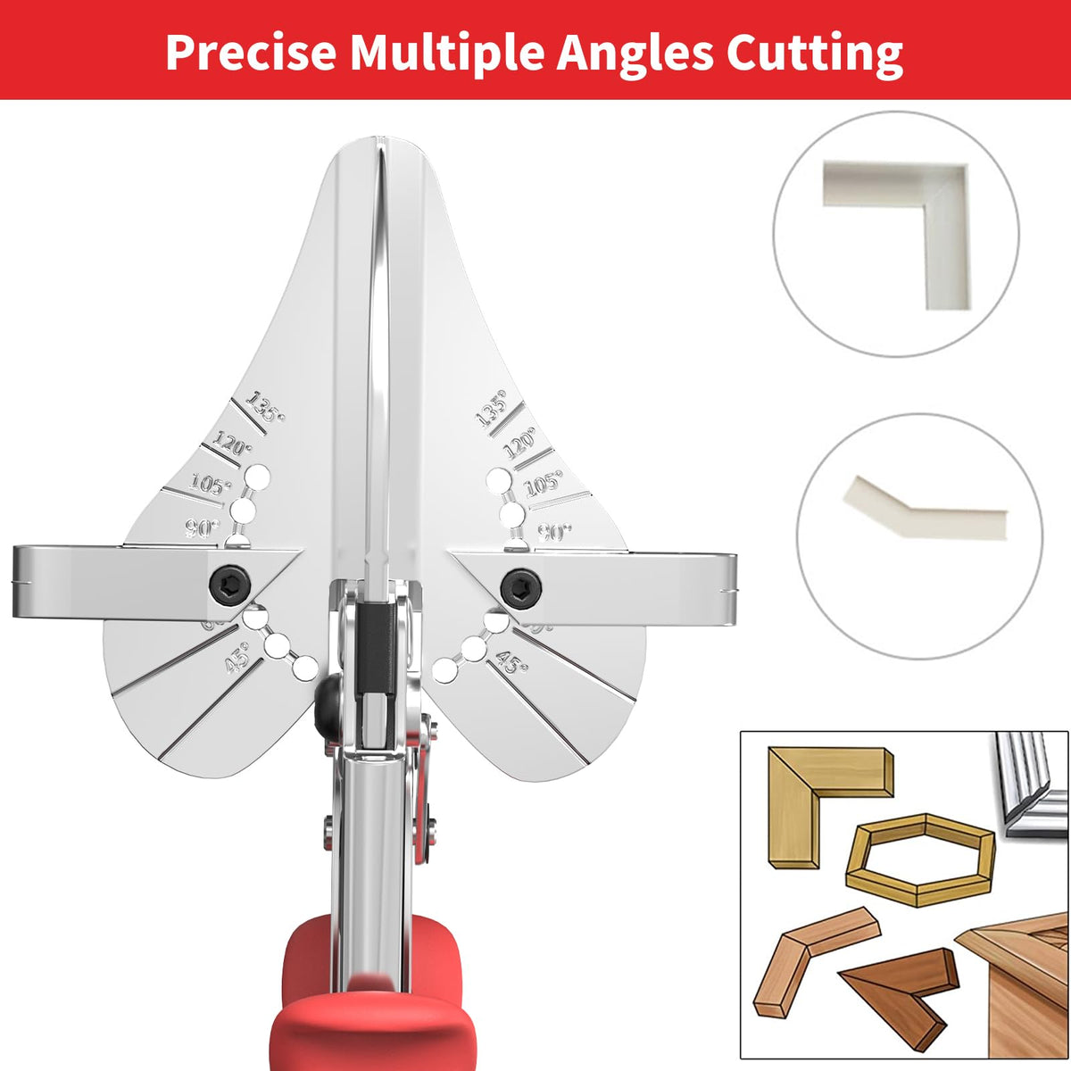 GARTOL Ratchet Miter Shears with spare SK5 blade for easy replacements.