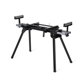 Garvee miter saw stand displays heavy-load capacity for stable cuts