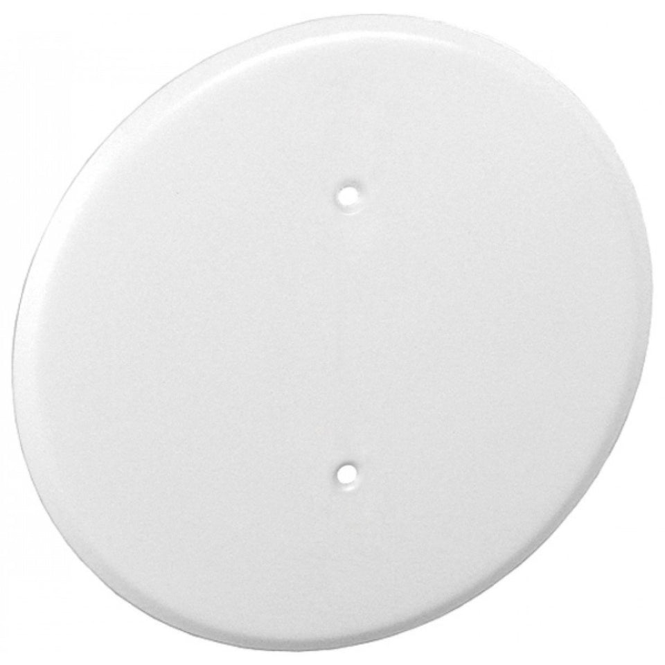 GARVIN 8in ceiling blank-up cover in white conceals oversize openings and wiring