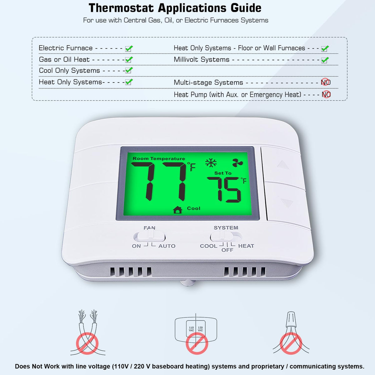 Garystat upgraded thermostat installation enables quick setup and flexible power options.