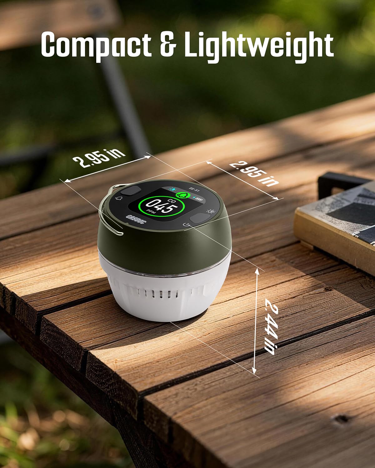 GasDoc DS-X1 camping use highlights CO monitoring in outdoor settings