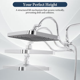 Gasecoet Waterfall 360° rotation ball joint allows precise angle changes