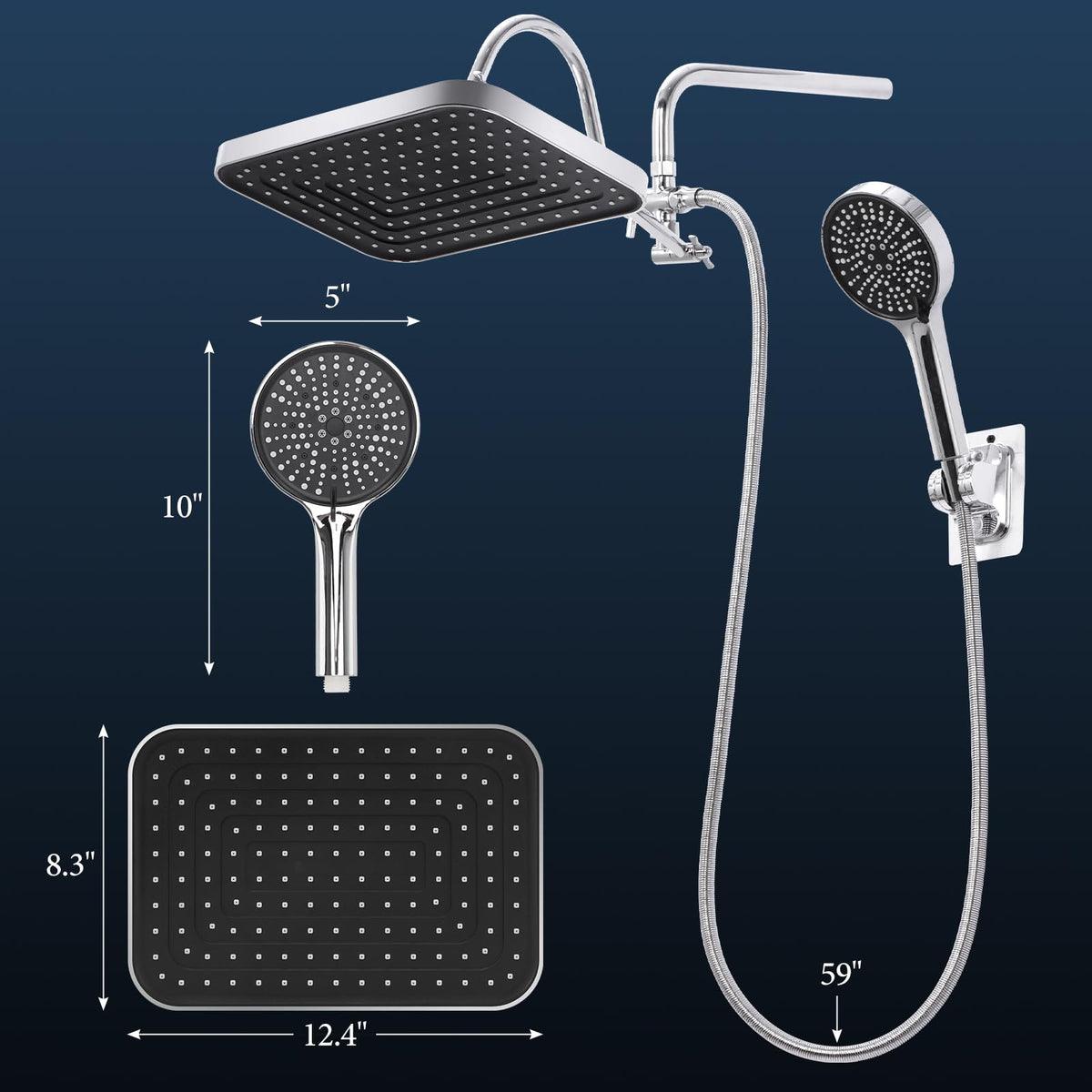 Gasecoet Waterfall complete dual system includes all components for installation