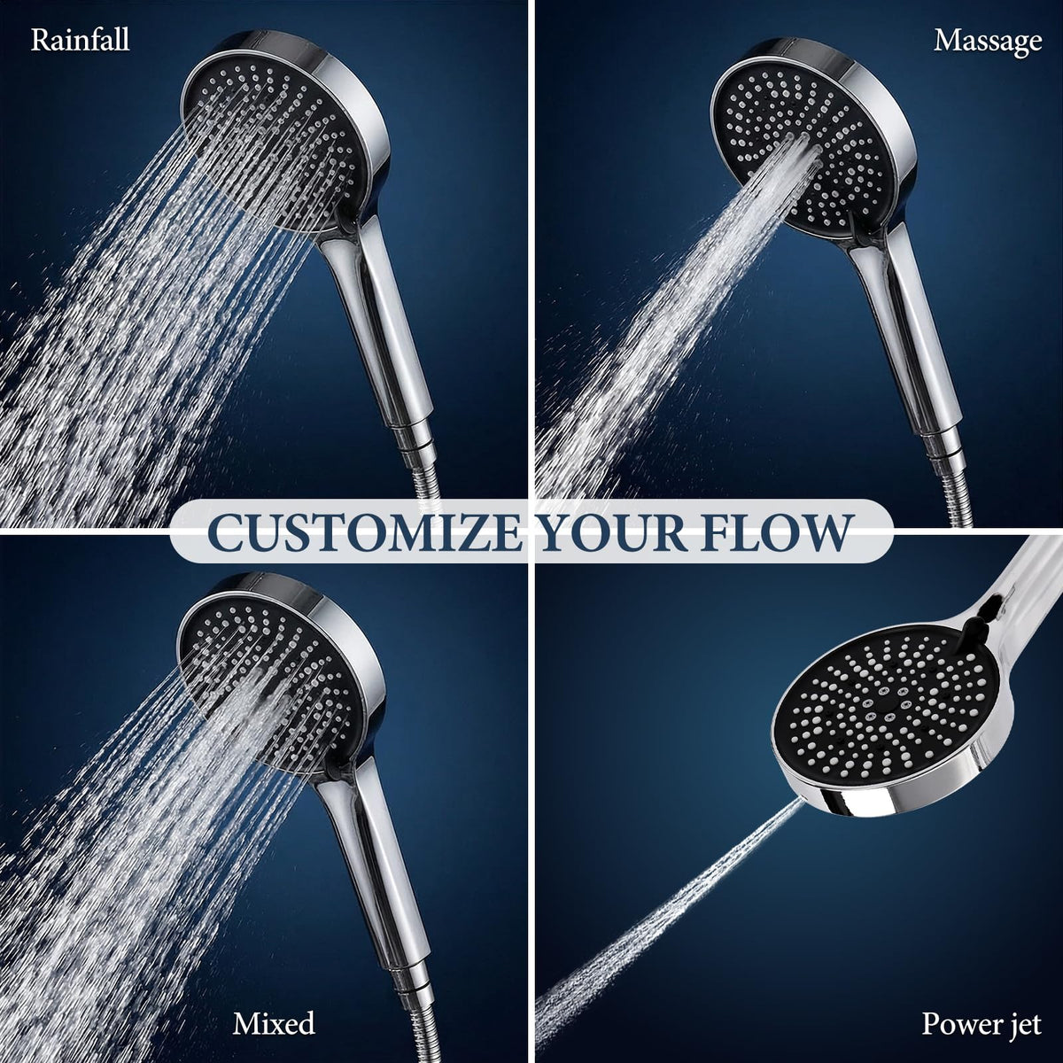Gasecoet Waterfall 59-inch anti-kink hose offers flexible reach