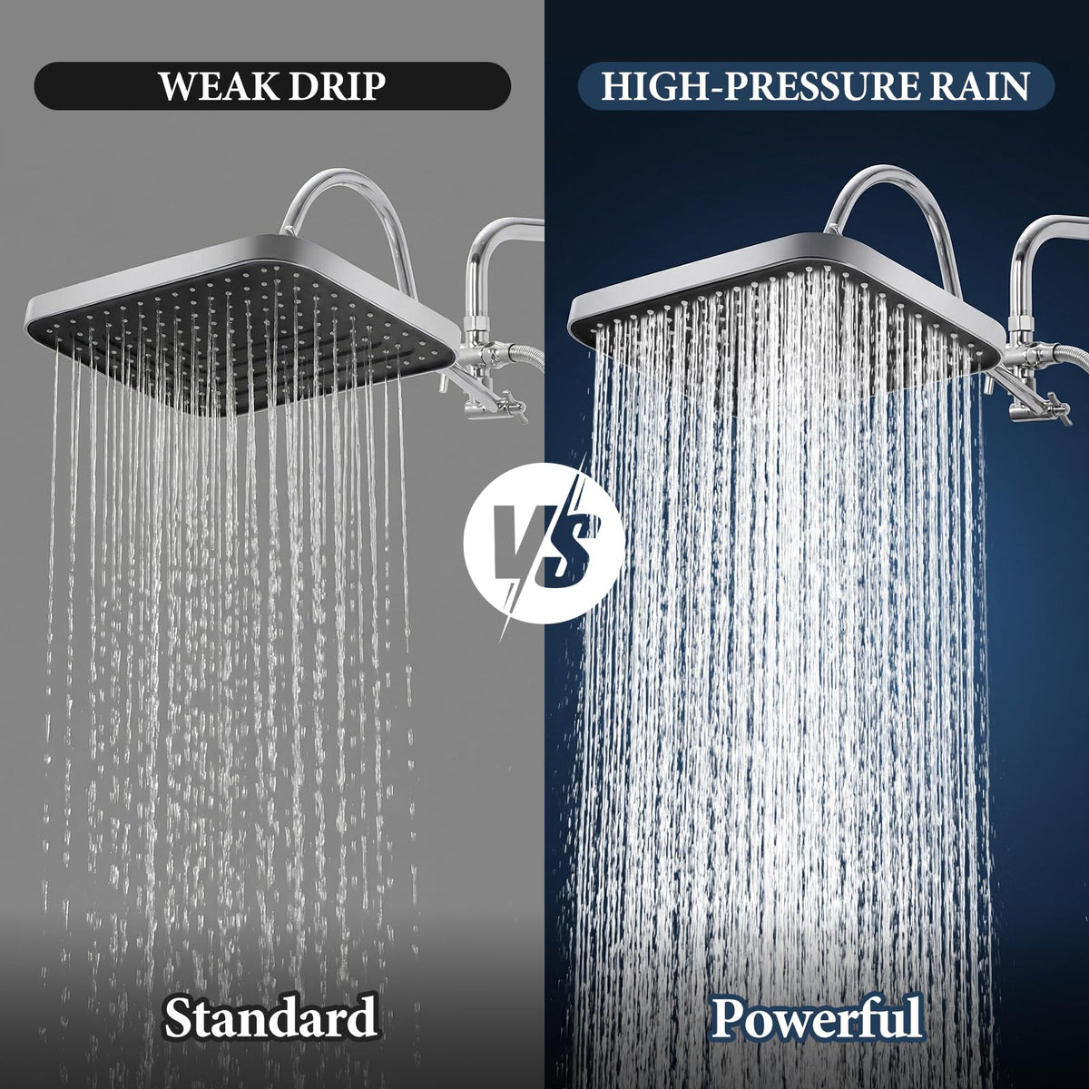 Gasecoet Waterfall 246 silicone nozzles resist mineral buildup for consistent rain