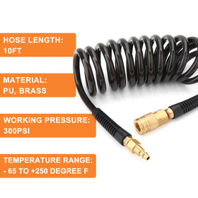 GASHER automatic snap-back coil demonstrates space-saving recoil in workshops.
