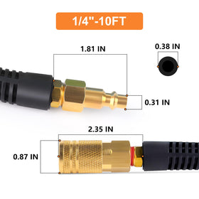 GASHER bend restrictor close-up highlighting kink protection for smooth operation.