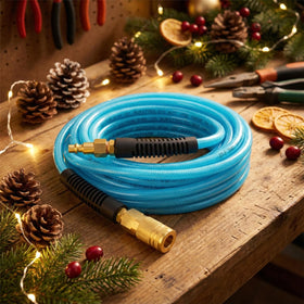 GASHER chemical-resistant air hose suitable for harsh workshop conditions.