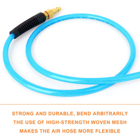 GASHER easy-install air hose design simplifies setup.