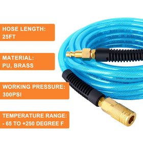 GASHER hose with wide temperature range for versatile environments.